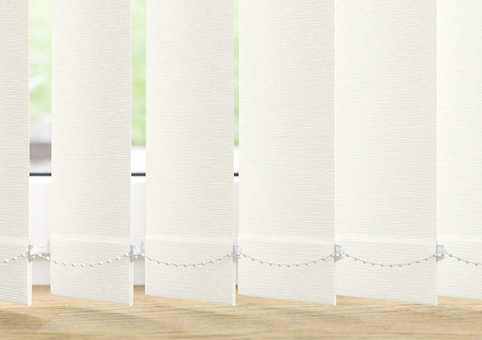 Toulouse (Blackout), Textured Cream - Vertical Blind Slats - Image 3